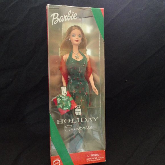 BARBIE HOLIDAY SURPRISE LIGHT BROWN HAIR  27290   2000 - Picture 1 of 6
